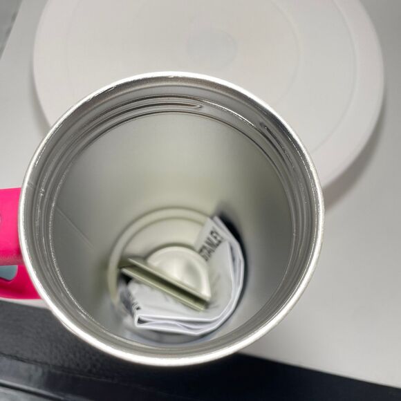 Stanley Quencher H2.0 FlowState 30oz Tumbler Passion Pink Handle Cup New - Picture 9 of 9